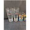 Image 2 : (6) Lucky Luke Collection Cups & (2) Labatts Glasses