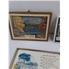 Image 4 : (3) Picture Frame Thermometer & Framed Picture