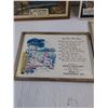 Image 5 : (3) Picture Frame Thermometer & Framed Picture