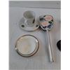Image 4 : (2) Teacup And Saucer, Ashtray, Brush