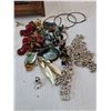 Image 2 : Jewelry Box(7.5" x 6" x 7"), Bracelets, Earrings & Necklaces