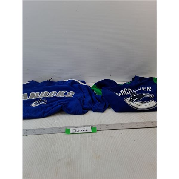 Canucks T-Shirt(Size S) & Vancouver Longsleeve(Size L-XL)