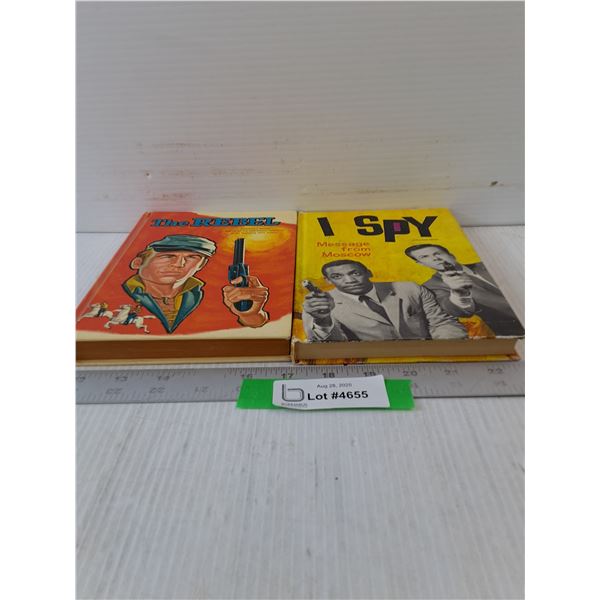 (2) Hardcover Books- The Rebel & I Spy
