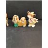 Image 2 : (3) Dog Figurines & Mouse Figurine