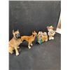 Image 3 : (3) Dog Figurines & Mouse Figurine