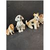 Image 4 : (4) Dog Figurines