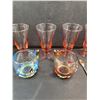 Image 3 : (4) Pink Cups, (2) Pink And Cup Rose's Cups & (2) Spoons