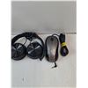 Image 2 : (2) Sony Plug In Headphones & Logitech Computer Mouse- As Is