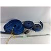 Image 1 : (3) Blue Rubber Hoses up to Approx 62′