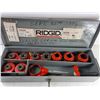 Image 2 : Ridgid Pipe Die Set With Metal Case CANNOT SHIP