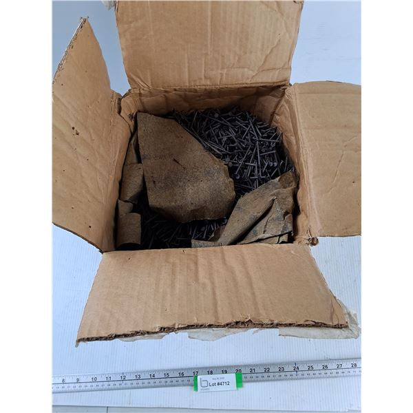 10x10x10″ Box Full of Various Nails CANNOT SHIP
