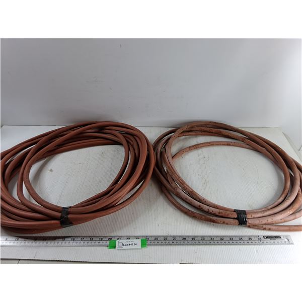 Approx 33′ Rubber Air Hose, Approx 10′ Threaded Rubber Hose