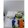 Image 3 : 48″ Long Kids Blanket, Approx 3′ Long Mattress Topper, Misc Cloths