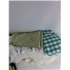Image 4 : 48″ Long Kids Blanket, Approx 3′ Long Mattress Topper, Misc Cloths