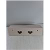 Image 2 : 22″ Pink Heart Shelf /  Hanger