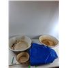 Image 1 : (3) Pans, Tarp - As Is -  PICK UP