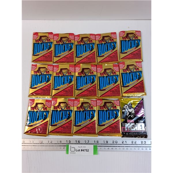 (15) Hockey Cards - (14) 1993-1994 Premier Series 2 Hockey Cards, 1995 Premier Series 1 Hockey Card