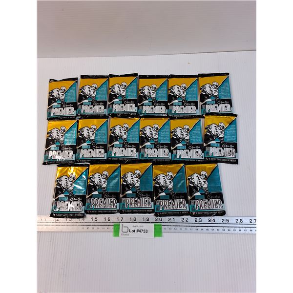 (17) 1994-1995 Series 2 Premier Hockey Cards, Cannot Authenticate