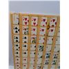 Image 2 : Framed Cross Stitching 16'' x 22'', Sequence Board Game 18 1/2'' x 20'' - As Is