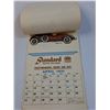 Image 2 : Vintage Standard Auto Glass Automotive 1931 Wall Calendar - 11" x 7"