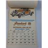 Image 4 : Vintage Standard Auto Glass Automotive 1931 Wall Calendar - 11" x 7"