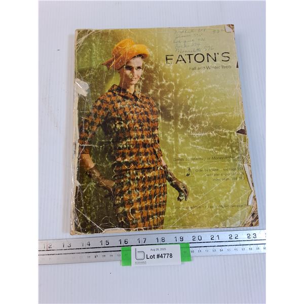 Eatons Fall & Winter 1965 Catalog - Some Wear