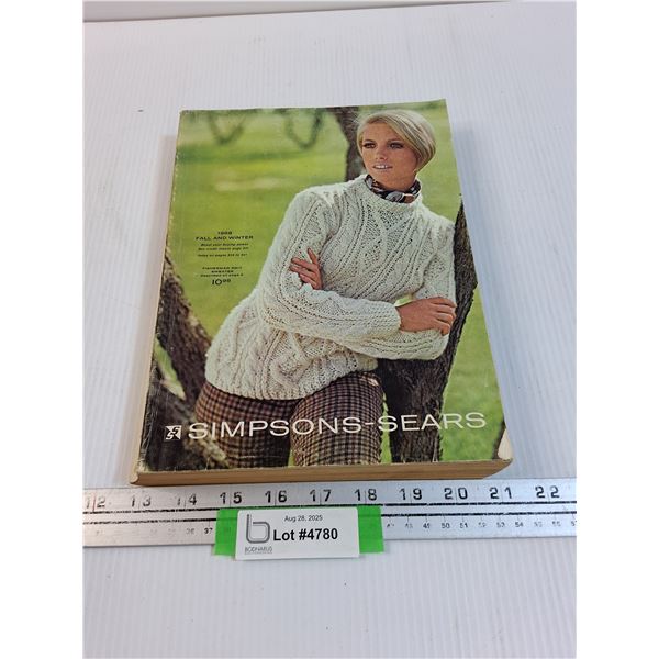Vintage Simpson Sears 1968 Catalog - Some Wear