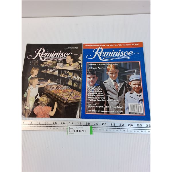 (2) Reminisce Catalogs: 1997 & 2003