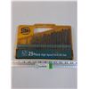 Image 1 : Strike 29 Piece High Speed Drill Bit Set - Missing Some Bits as Pictured