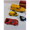 Image 2 : (10) Die Cast Vehicles: Double Decker Bus, Telecom, Metal Built Semi Model, Ferrari, Misc