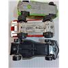 Image 5 : (10) Die Cast Vehicles: Double Decker Bus, Telecom, Metal Built Semi Model, Ferrari, Misc