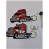 Image 3 : (2) Peterbilt Key Chains, Mens Cowboy Tie, (2) Vintage Razors, Pocket Watch