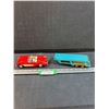 Image 1 : Corvette 1957 Die Cast Model 1:24 Scale & Metal Tin Car Hauler Trailer