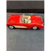 Image 2 : Corvette 1957 Die Cast Model 1:24 Scale & Metal Tin Car Hauler Trailer