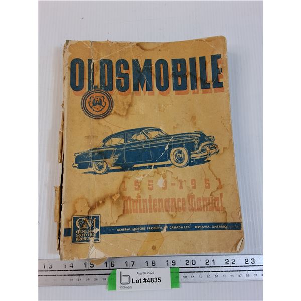 Oldsmobile GM Motors Maintenance Manual - 1950-51