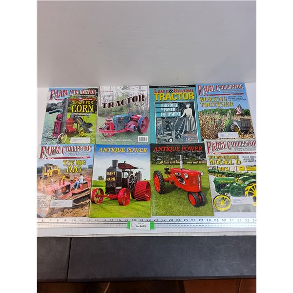(8) Tractor & Farming Magazines - Assorted