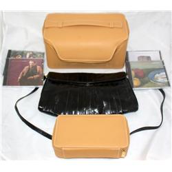 Misc Box Lot-- EEL Skin Purse, Estee Lauder etc.