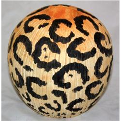 Leopard Print Candle Holder