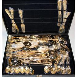 Rogers Gold Plated Flatware Set
