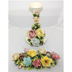 2 Capodimonte Style Art Pieces