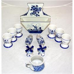 Delft Blue Pottery Hand Painted Collectibles