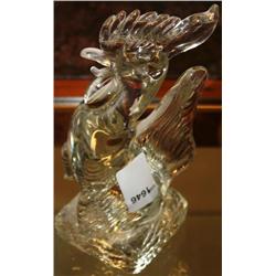 Glass Figure of Crow