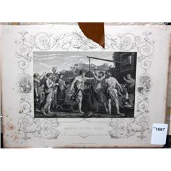 Moses at The Wall Print