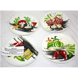 Signed Hand Painted Plates By Mancioli