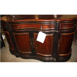 Dresser with Cabinets and Drawers