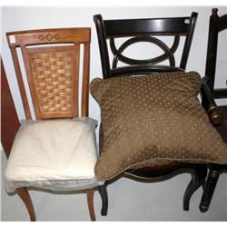 Lot-- 4 Misc. Chairs