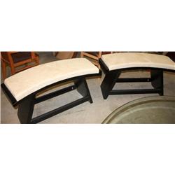 2 Padded Benches