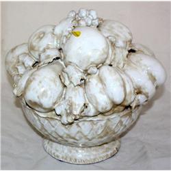 White Ceramic Bowl of Fruit