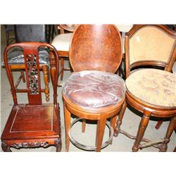 Lot-- 5 Misc. Chairs