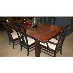 Antique Designed Table and 6 Chairs